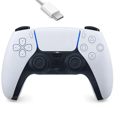 Produktbild von USB-C zu USB-A Ladekabel für Playstation 5 Controller Joystick PS5 Handy Smartphone