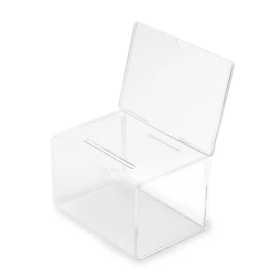 Produktbild von deflecto Aktionsbox aus Acryl glasklar (B)165 x (T)135 x (H)205 mm