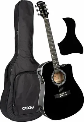 Produktbild von Cascha CGA100BK Black Akustikgitarre