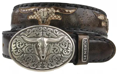 Image de Sendra Gürtel Python 8322 braun/beige
