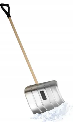 Produktbild von Schneeschaufel - Sandschaufel - Aluminium - Für Schnee und Sand - Silber