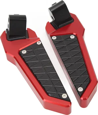 Obrázok produktu pre 1 pár stupačiek na motorku, štýlové, robustné, ľavé a pravé, nárazuvzdorné, zadný pedál pre ADV150, ADV160, červené