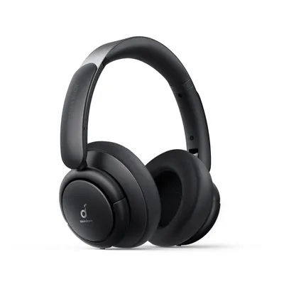 Obrázek produktu pro Soundcore Life Tune - sluchátka s mikrofonem - circumaurální - Bluetooth - bezdrátová, kabelová - NFC - aktivní potlačení šumu - 3,5mm konektor - tmavě šedá