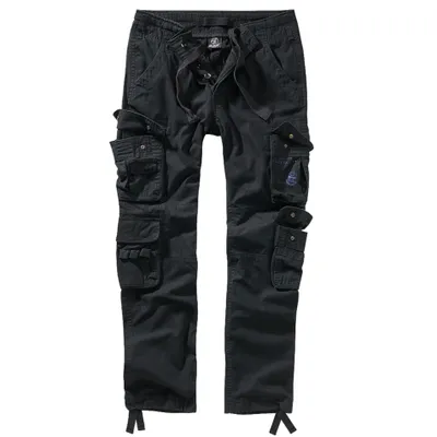 Produktbild von Brandit Pure Slim Fit Outdoorhose Größe XXL Farbe Schwarz