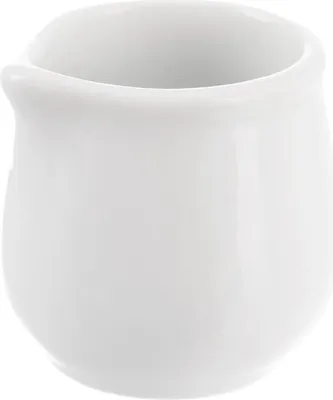 Image de Petit pichet en porcelaine avec bec verseur pratique pour la crème et le lait