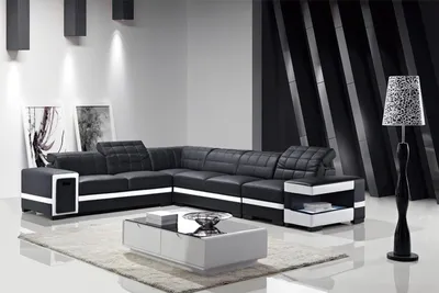 Produktbild von Designer Sofa Couch Ecksofa Polster Garnitur Wohnlandschaft L-Form Garnituren