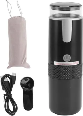 Produktbild von Portable Kaffeezubereiter für Reisen und Camping - Handbetrieben - Elektrische Espressomaschine - für K-Cup-Kapseln
