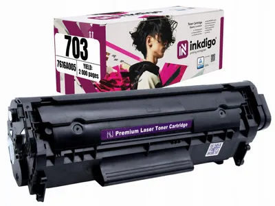 Produktbild von Inkdigo Toner CRG703 für Canon I-Sensys LBP-2900, LBP-2900B, LBP-2900I, LBP-3000 – Schwarz, 2000 Seiten,, KI-generiertes Bild