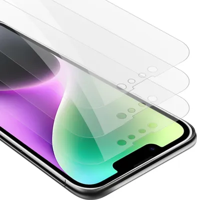 Produktbild von Cadorabo Panzer Folie für Apple iPhone 14 PRO Schutzfolie in Transparent Gehärtetes Tempered Display-Schutzglas