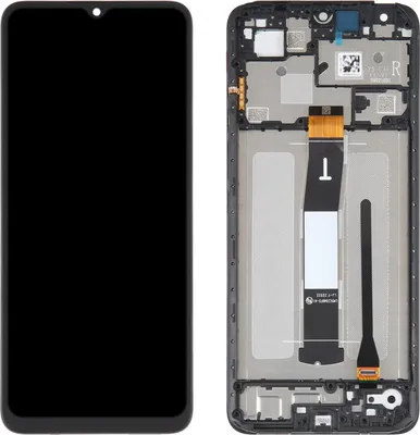 Produktbild von Komplettset Xiaomi Redmi 12C LCD-Bildschirm + Touchscreen + Gehäuse – Schwarz