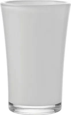 Produktbild von Leonardo Bloom Vase, Deko Blumenvase, Klarglas, Eisboden, Glas, Weiß, H 21 cm, 73752