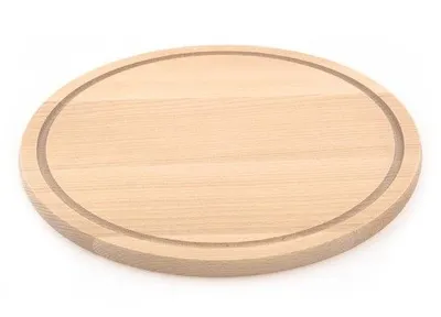 Produktbild von Schneidebrett aus Buche, Durchmesser 30 cm