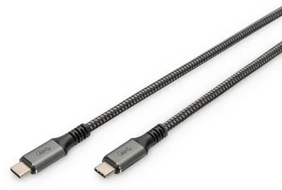 Immagine prodotto di Cavo di collegamento DIGITUS USB4.0/C -> C 40Gbit/s 1m nero