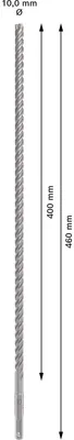 Image de Bosch PRO SDS plus-5X foret marteau 10 x 400 x 460 mm - 2608833803
