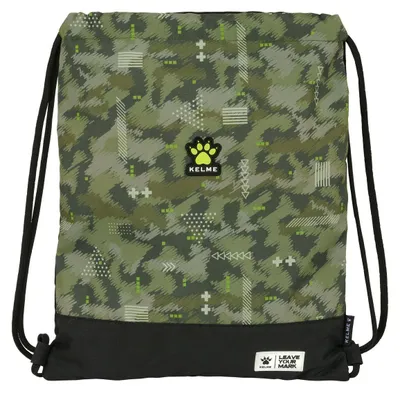 Immagine prodotto di Borsa a tracolla con cordoncini Kelme Travel Nero Verde 35 x 40 x 1 cm