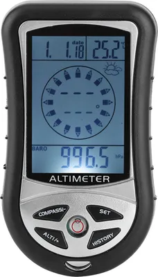 Image de Boussole portable Altimètre électronique multifonctionnel Baromètre d'altitude