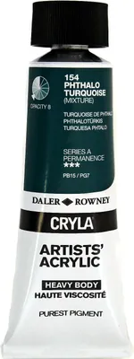 Obrázok produktu pre Daler Rowney Cryla Artists’ Akrylová farba Phthalo Turquoise 75 ml 1 ks