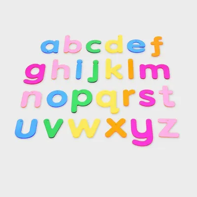 Produktbild von Happy Kidz Buchstaben-Schablonen - bunt 21404091004