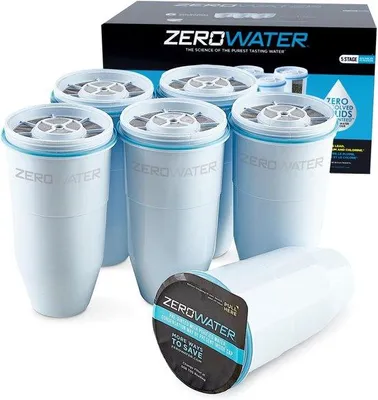 Productafbeelding van Vervangingsfilters: verminderen fluoride en chloor - 6 stuks