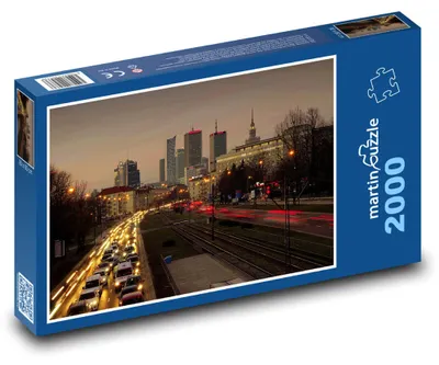 Zdjęcie produktu dla Puzzle 2000 Wieczorna Warszawa - martinpuzzle