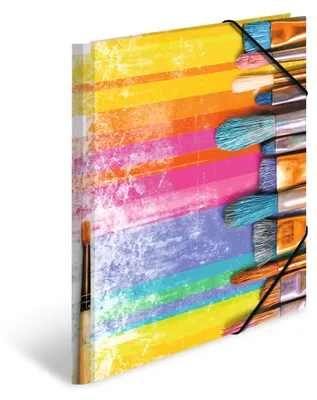 Productafbeelding van HERMA verzamelmappen A4, set van 3, kindermappen van karton met hoekversteviging