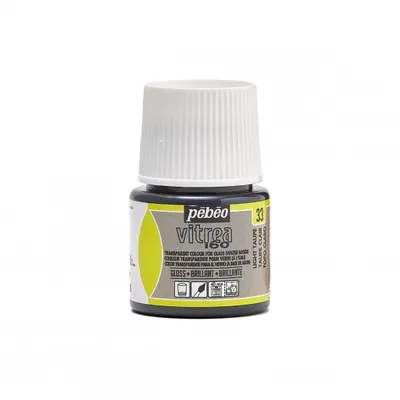 Zdjęcie produktu dla Farba do szkła Pebeo Vitrea 160, 45 ml, 33 błyszczący jasny taupe