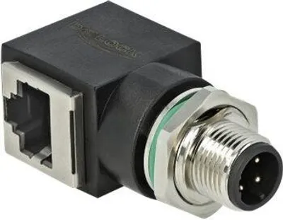 Immagine prodotto di DELOCK NetzwerkadapterM12 4 Pin D-kodiert Stecker zu RJ45 BU