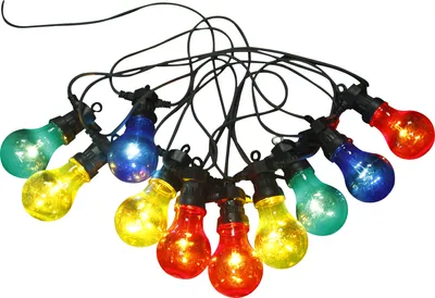 Immagine prodotto di Globo Lighting Luci da fata LED in plastica nera, 10x LED