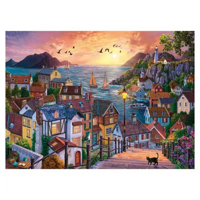 Obrázok produktu pre ANATOLICK puzzle pobren mesto pri zpade slnka 1000 dielikov
