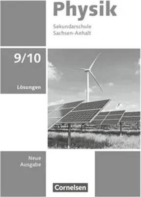 Obrázek produktu pro Physik 9./10. Schuljahr. Sachsen-Anhalt - Lösungen zum Schulbuch