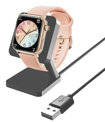 Immagine prodotto di Caricabatterie magnetico Lamshaw, compatibile con lo smartwatch Ice Smart 2.0 da 1,96 pollici