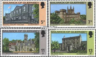 Produktbild von Briefmarken GB - Guernsey 1976 Mi 141-144 (kompl.Ausg.) postfrisch Weihnachten