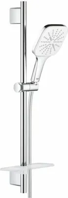 Zdjęcie produktu dla Zestaw prysznicowy Grohe Vitalio SmartActive 130 Cube 26596000, 3 rodzaje strumienia, chrom