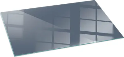 Obrázek produktu pro Skleněná podkladová deska pro 120x60 cm - kamna - krbová deska skleněná - ochranné sklo - ochranná deska proti jiskrám - skleněná podkladová deska ohnivzdorná - tepelná ochranná deska - ochrana skleněné podkladové desky - barva tmavě modrá