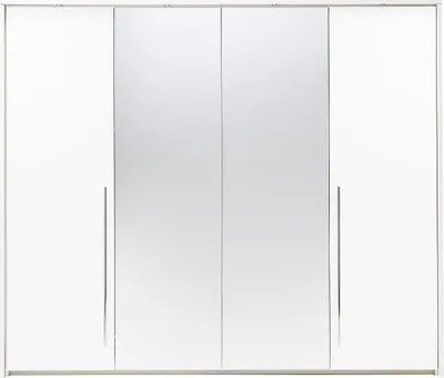 Produktbild von Vente-unique INGINA, Weiß, Garderobe, 10 Regale, 2 Tür(en), Weiß, Partikelbord