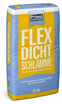 Obrázok produktu pre Prima Dichtschlämme-Flex 20 kg - dauerhafter Feuchtigkeitsschutz im Innen- und Außenbereich.