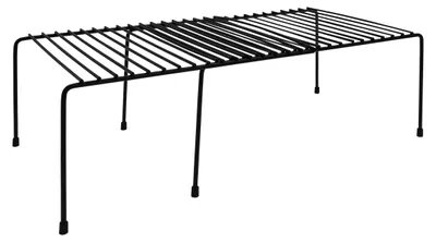 Immagine prodotto di QUVIO Organizzatore per mobili da cucina - Scaffale portaoggetti - Organizzatore per cucina - Estensibile - Organizzatore per mobili lavello - Metallo - Nero - 22,5 x 31,5 x 13,5 cm