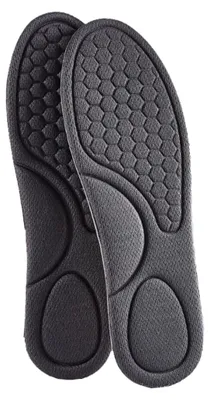 Immagine prodotto di INF 5 Paia Plantari Traspiranti Assorbenti del Sudore Ammortizzanti — Cuscino Spesso, Deodoranti, Taglie 41-42/43-44/45-46 43-44