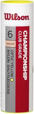 Produktbild von Wilson Championship 77 Badmintonbälle 6 Einheiten Durchsichtig  Durchsichtig One Size
