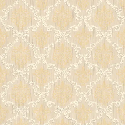 Produktbild von Profhome 956292-GU Textiloptik Tapete Barock matt beige gelb 5,33 m2