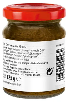 Produktbild von Grüne  Curry-Paste