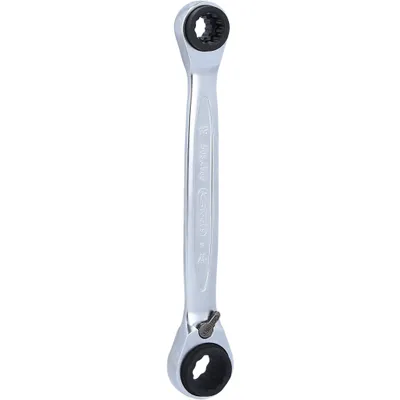 Image de Clé à anneau à cliquet KS-Tools, 4 en 1