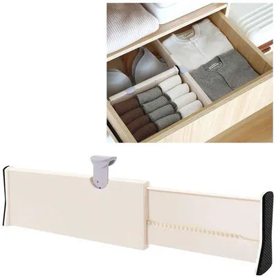Obrázok produktu pre Plastové priehradky do skríň, 27,5–44 cm, výška 10 cm