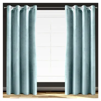 Produktbild von Samtvorhang Ösen Blickdicht 140x250 ROSA