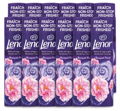 Productafbeelding van 12 x Lenor Wasparfumversterker - Bloemig boeket - Voordeelverpakking - 12 stuks