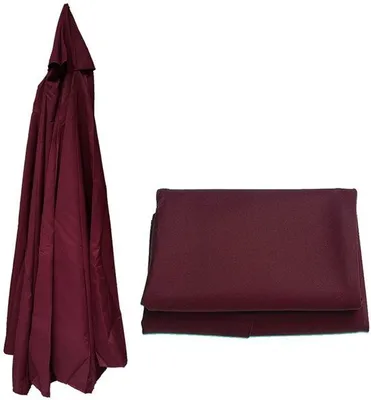 Image de Housse de rechange pour voile d'ombrage de jardin de 3,5 m - Protection contre le soleil pour table ou piscine, pour terrasse et jardin