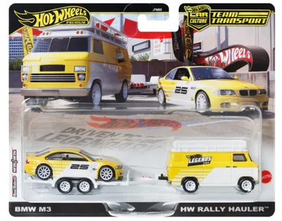 Immagine prodotto di Hot Wheels BMW M3 HW Rally Hauler Team Transport 1:64