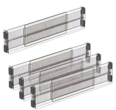 Obrázek produktu pro Organizéry do zásuvek – sada 16 kusů – 8 organizérů – průhledné