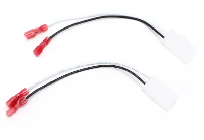 Image de Adaptateur de câblage pour haut-parleurs de voiture, 2 pièces, connecteur stéréo, adaptateur pour haut-parleurs de tweeters automobiles, remplacement pour Ford