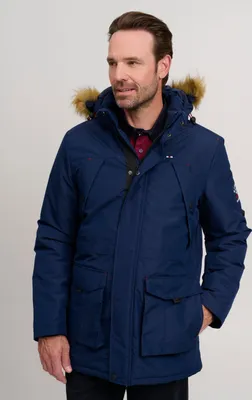 Produktbild von FQ1924 FQAegir Herren Winterparka Parka Winterjacke mit Stehkragen